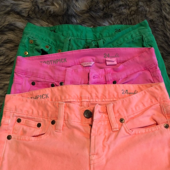 J. Crew Pants - J Crew toothpick summer jeans bundle